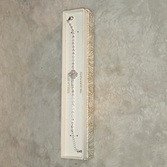 Stella Rose London Cubic Zirconia Fine Silver Plated Bracelet - Picture 1 of 5